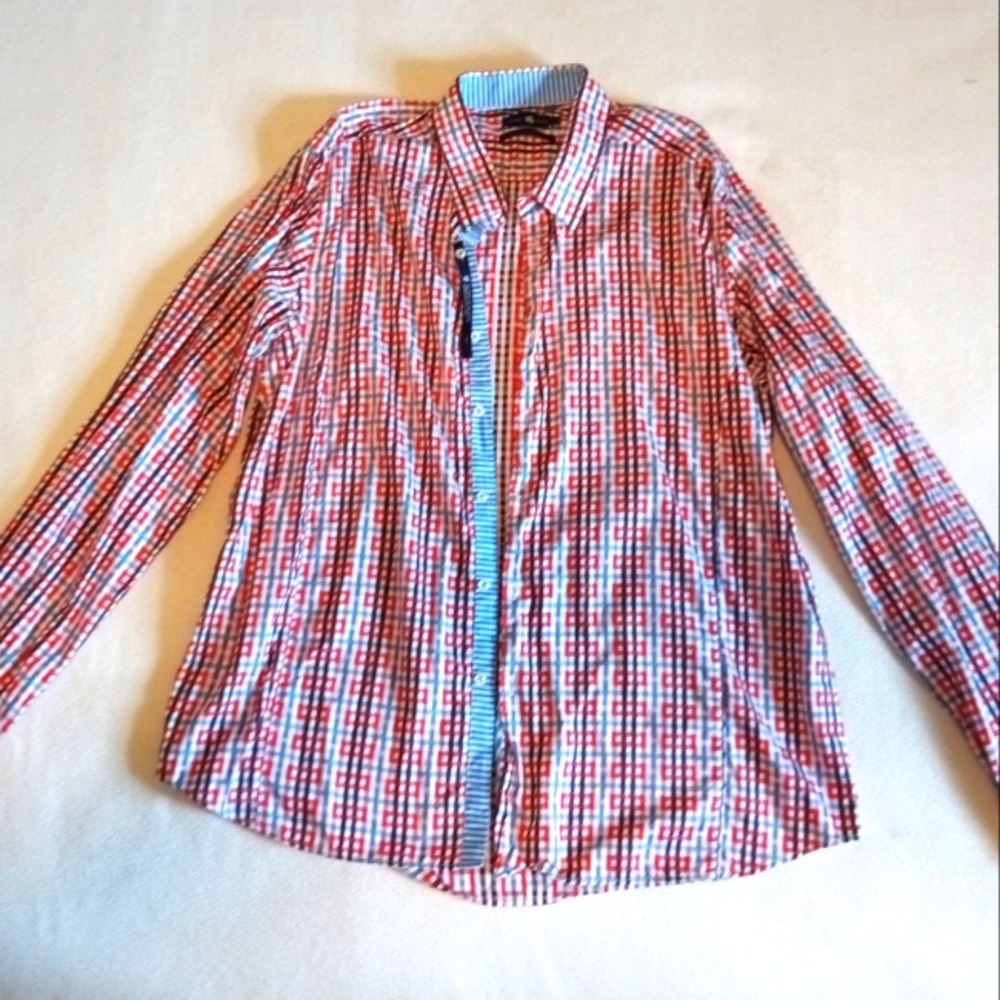 Men's Long Sleeve Button Up Stone Rose Shirt! Size XL! Never Worn, New W/O Tags!